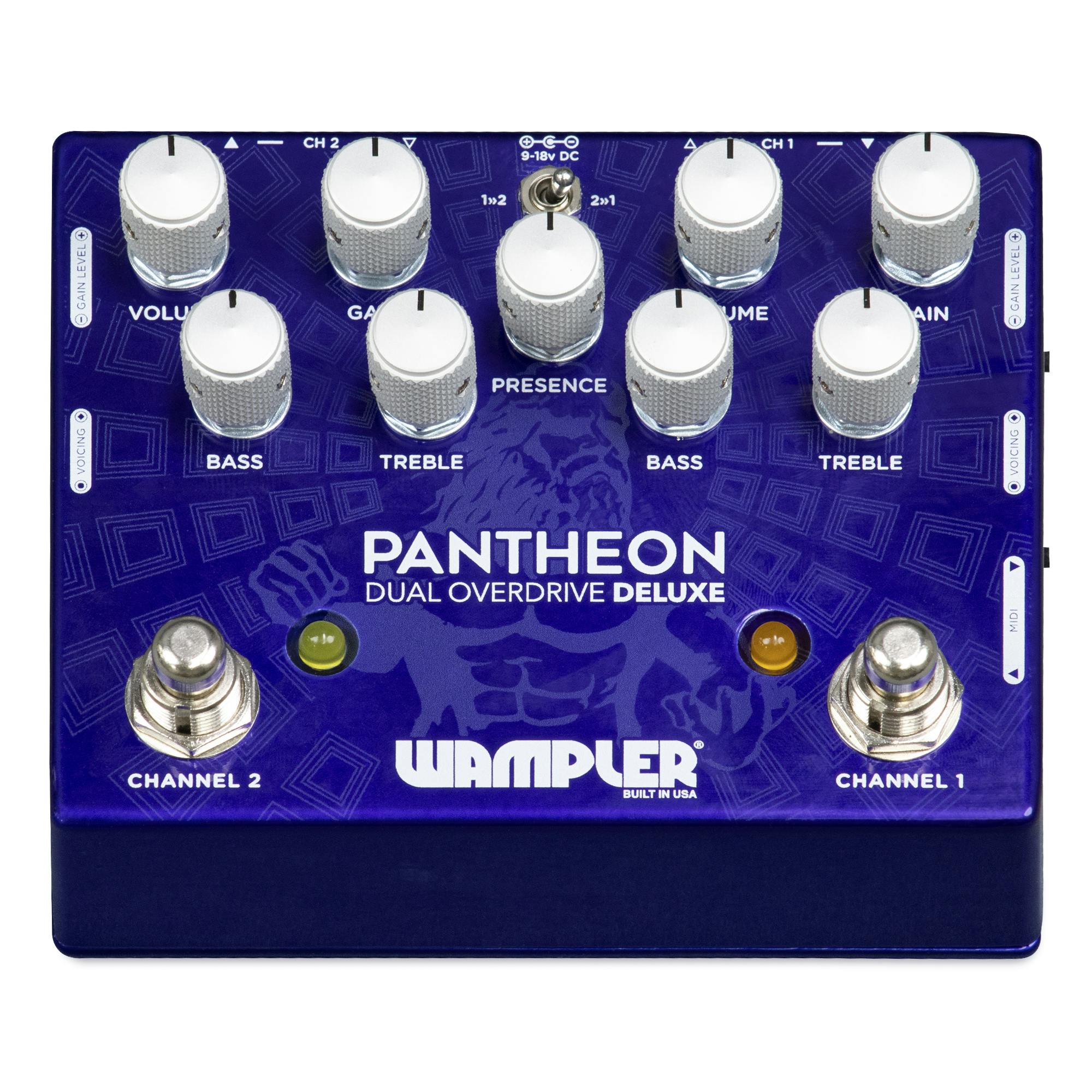 Wampler Dual Pantheon Deluxe Overdrive Pedal - Andertons Music Co.